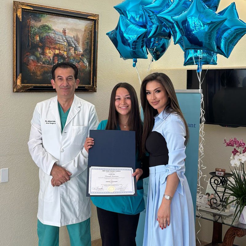 students graduating from A&K Dental Assistant Academy